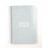 Bassile Nota Spiral Notebook 12x16cm Carton Cover 96 sheets