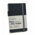 Notes & Dabbles Flynn Grey Hard Cover Plain Journal with Pen Holder - A6