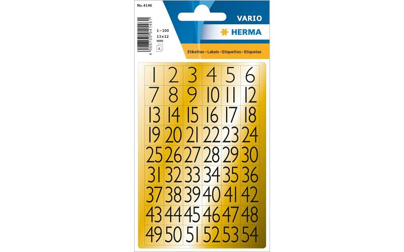 Herma Labels Letters or Numbers