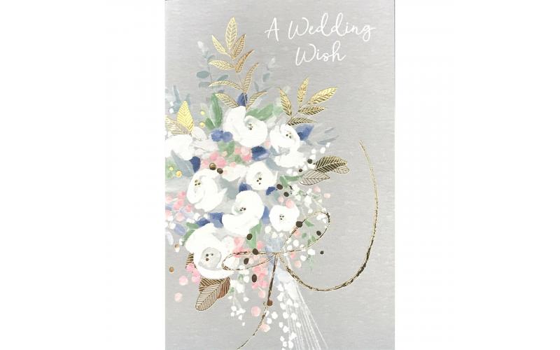 UK Greetings Wedding Greeting Card 19x12 cm with Envelope