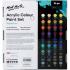 NEW Mont Marte Acrylic Paint Tube Set 36x36 ml