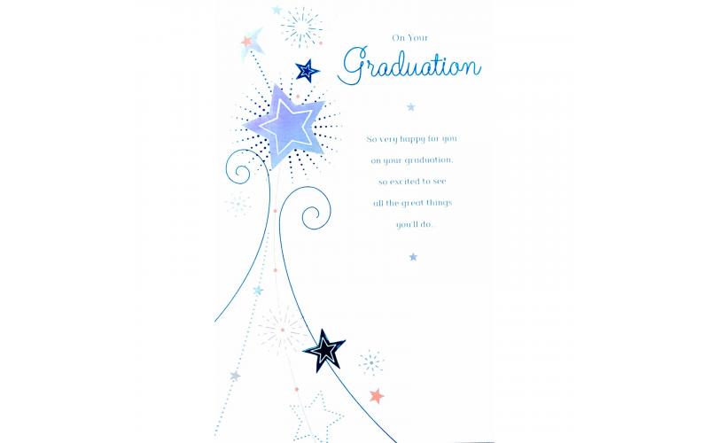 UK Greetings Graduation Greeting Card 21x14 cm with Envelope