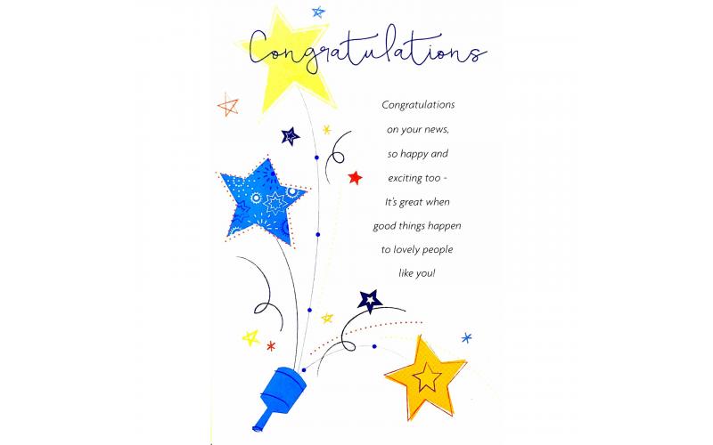 UK Greetings Graduation Greeting Card 18x12 cm with Envelope