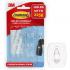 3M Transparent Mini Command 6 Hooks & 8 Strips Up to 225g