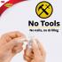 3M Transparent Mini Command 6 Hooks & 8 Strips Up to 225g