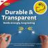 3M Transparent Mini Command 6 Hooks & 8 Strips Up to 225g