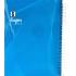 Bassile Hard Cover 6 Subject Spiral Notebook 144 Sheets - A4