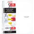 NEW Mead Five Star 5 Subject College Ruled 200 Sheets Spiral Notebook - A4