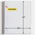 NEW Mead Five Star 5 Subject College Ruled 200 Sheets Spiral Notebook - A4