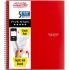 NEW Mead Five Star 5 Subject College Ruled 200 Sheets Spiral Notebook - A4