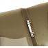 Usign 2 Ring Soft Cover Folder 25mm Transparent Black Brown - A4
