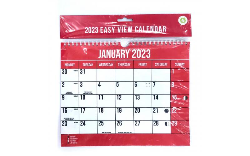 NEW IG Design 2023 Easy View Calendar 27x22cm