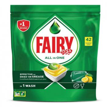 Fairy Platinum Lemon Dishwasher Tablets, 42 Piece