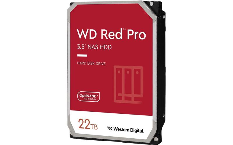 WD 22TB WD Red Pro NAS Internal HDD 7200 RPM SATA CMR 512MB Cache