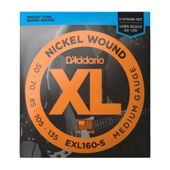 D’Addario’s 5-string EXL160-5 | Accessories | Strings | Bass Strings
