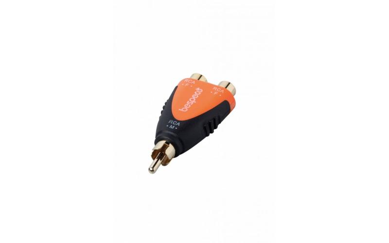 Bespeco Adapter RCA plug to 2 x RCA socket | Accessories | Adapters, Connectors & Electronics