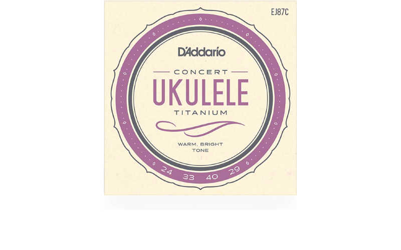 D’Addario EJ87C Concert Ukulele Strings, Titanium | Accessories | Strings | Ukulele