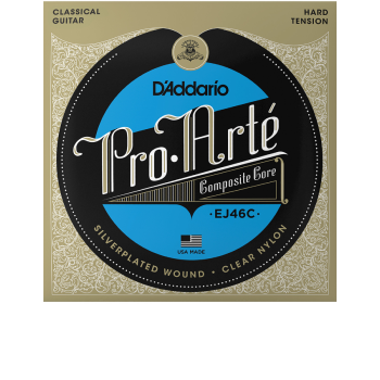 D’Addario EJ46C Composite Core, Hard Tension | Accessories | Strings | Classical Guitar | D'Addario