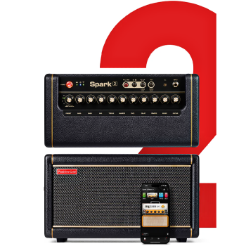 Positive Grid Spark 2 50-Watt Smart Guitar Practice Amp & Bluetooth® Speaker | Amplifiers & Effects | Guitar Amps | VARIOUS AMPS