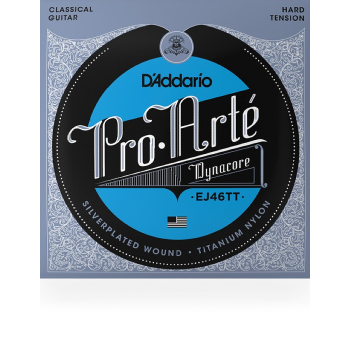 D’Addario EJ46TT Dynacore/Titanium , Hard Tension | Accessories | Strings | Classical Guitar | D'Addario