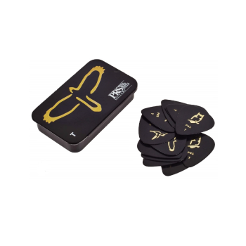 PRS Gold Birds Assorted Picks with Tin – Medium | Accessories | Guitar accessories | Picks | SIGNATURE