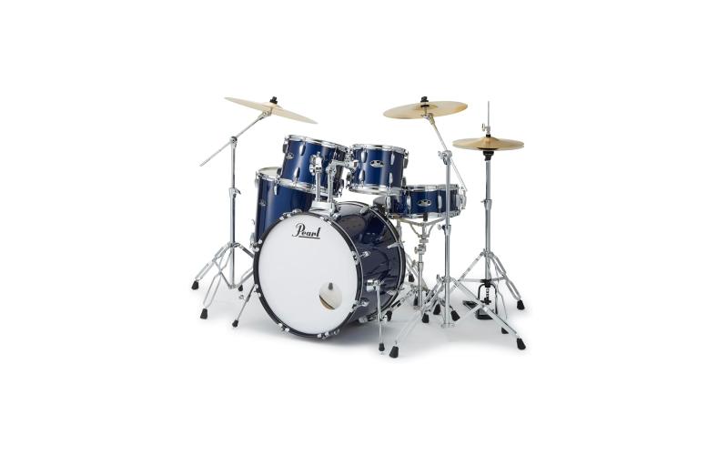 Pearl Roadshow Drum Set with BRD Cymbals – Royal Blue Metallic Finish | Drums & Percussions | Acoustic Drum Kits
