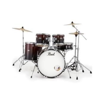 Pearl Roadshow Drum Set with BRD Cymbals – Garnet Fade Finish | Drums & Percussions | Acoustic Drum Kits