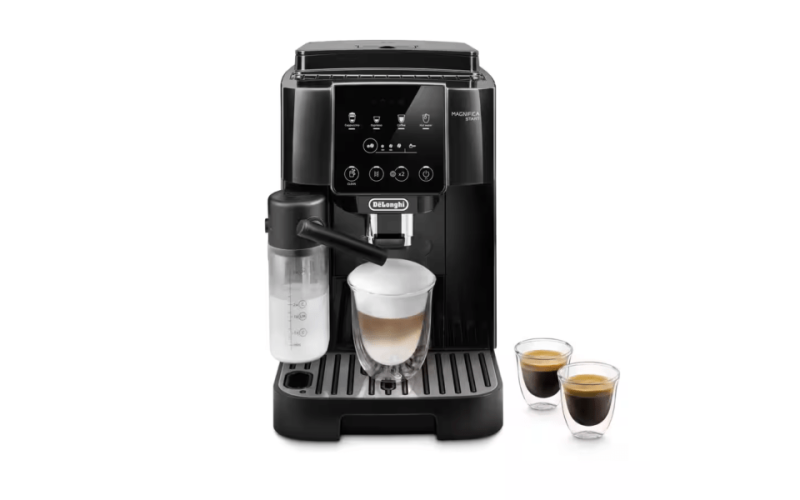 De’Longhi Espresso Machine with Grinder and Milk Tank in Black De’Longhi Espresso Machine with Grinder and Milk Tank in Black