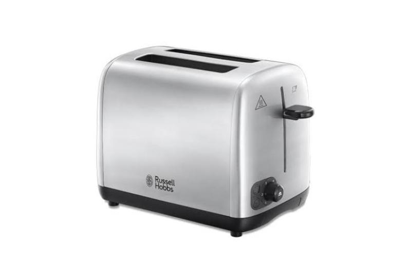 Russell Hobbs 2-Slice Toaster 1000W, Gray Russell Hobbs 2-Slice Toaster 1000W, Gray